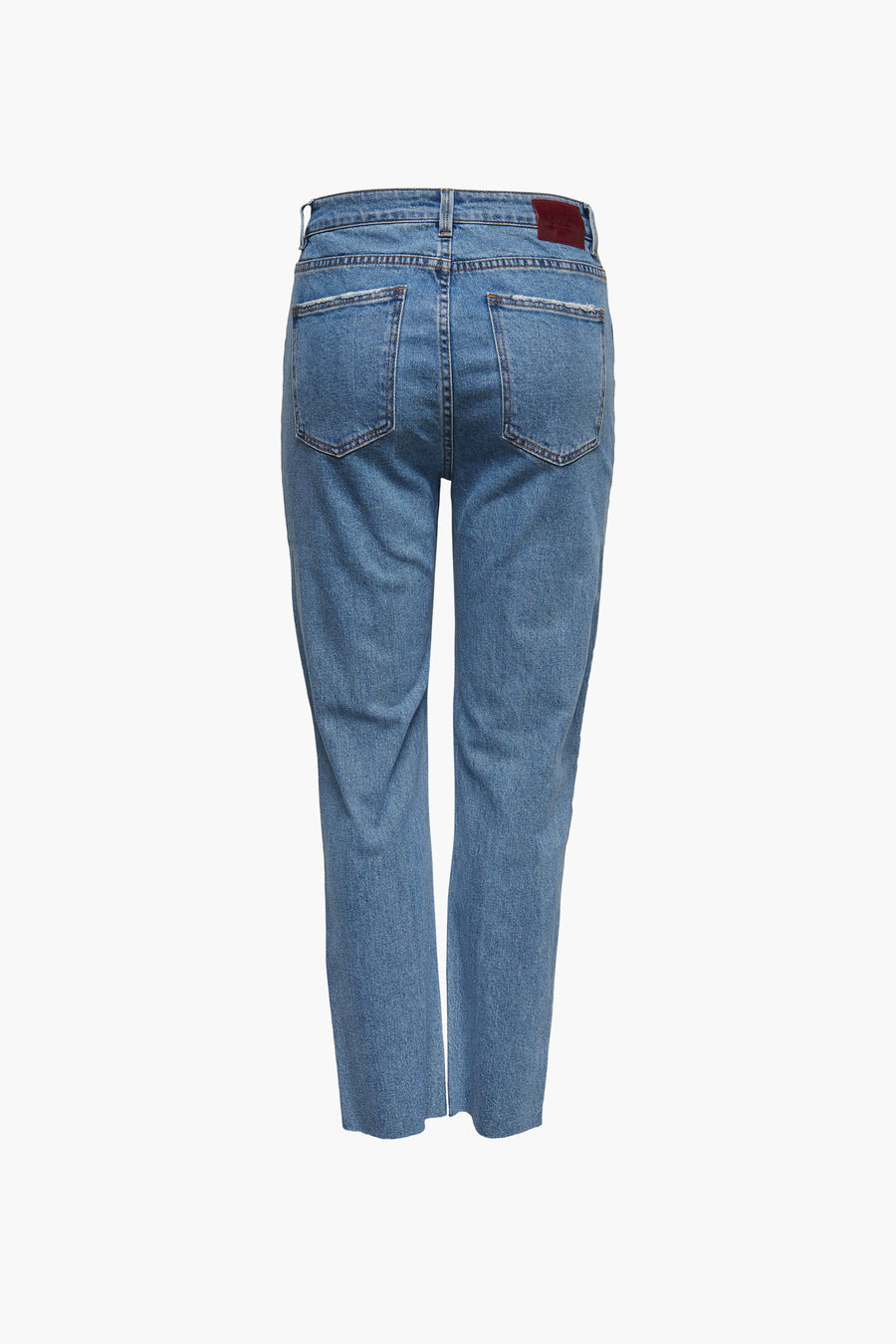 Straight jeans - mid blue denim