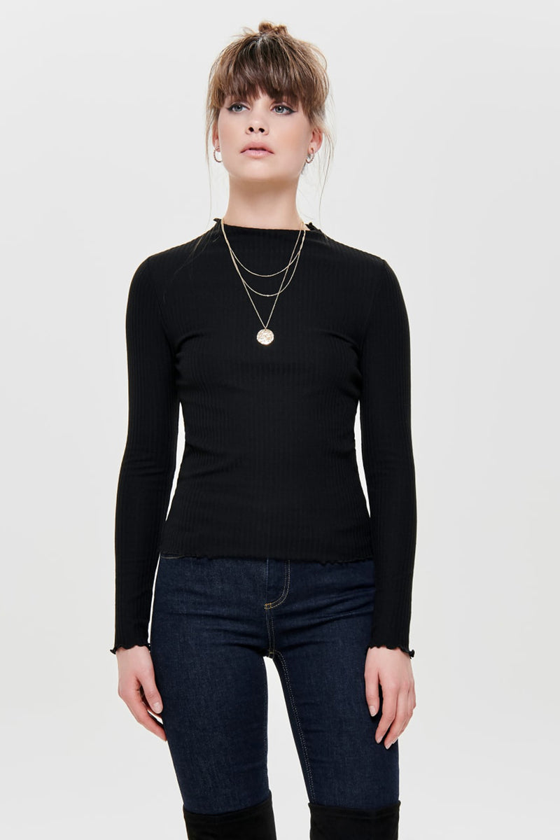 ONLEMMA L/S HIGH NECK TOP NOOS JRS