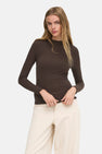 Pull O-hals - bruin