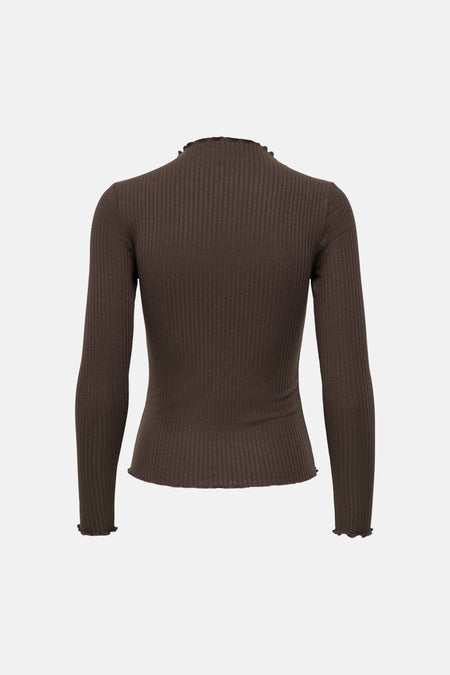 Pull O-hals - bruin