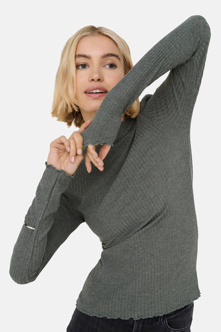 ONLEMMA L/S HIGH NECK TOP NOOS JRS