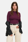Pull O-hals - Bordeaux