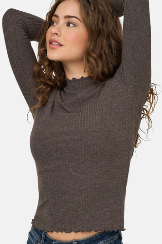 Pull met ronde hals - bruin - ONLY® - 7