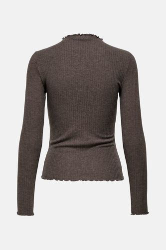 Pull met ronde hals - bruin - ONLY® - 7