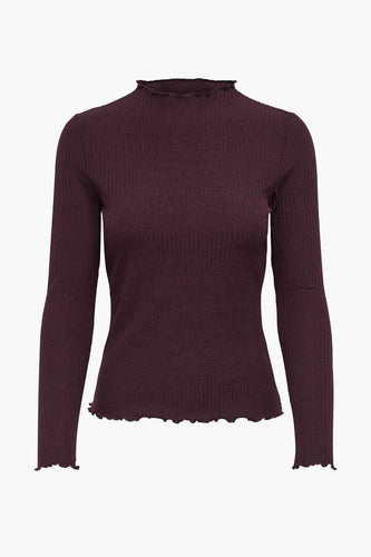 Pull met ronde hals - Bordeaux - ONLY®