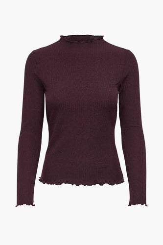 Pull met ronde hals - Bordeaux - ONLY®