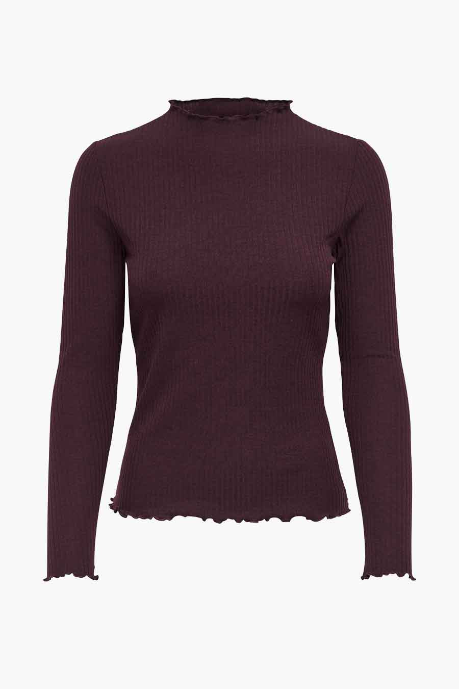 Pull met ronde hals - Bordeaux - ONLY®