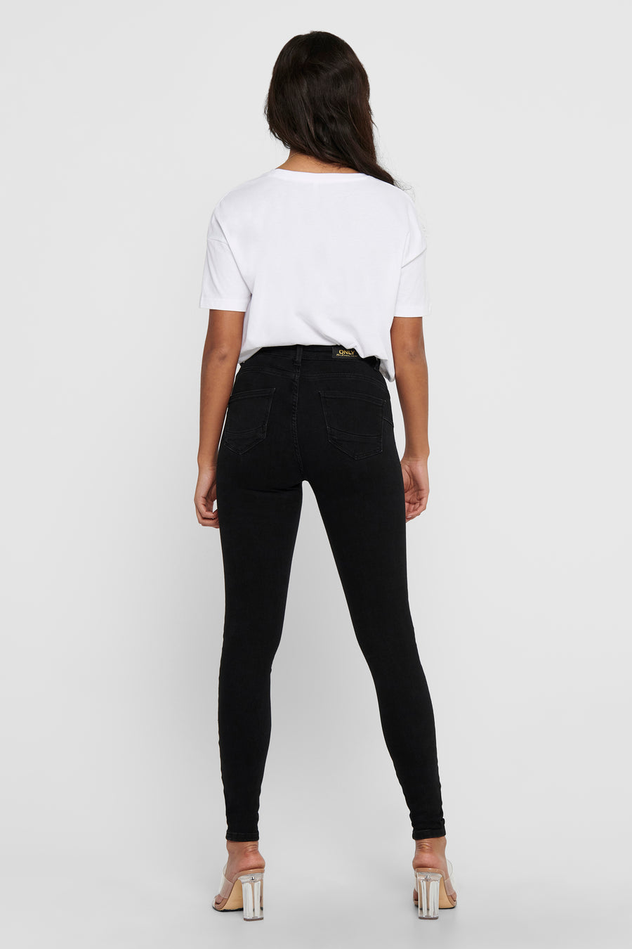 POWER PUSH UP - black denim - ONLY®