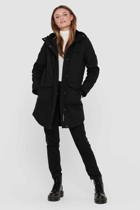 Lange jas Zwart - ONLY®