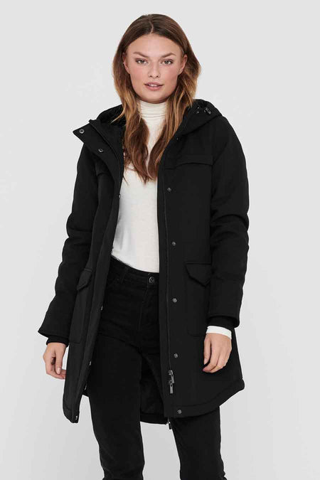 Lange jas Zwart - ONLY®