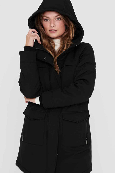 Lange jas Zwart - ONLY®