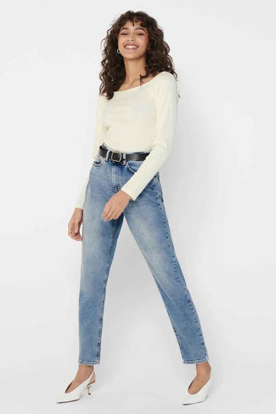 Mom Jeans Blauw - ONLY®