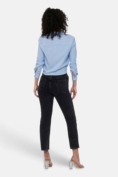 Hemd met lange mouwen - blauw