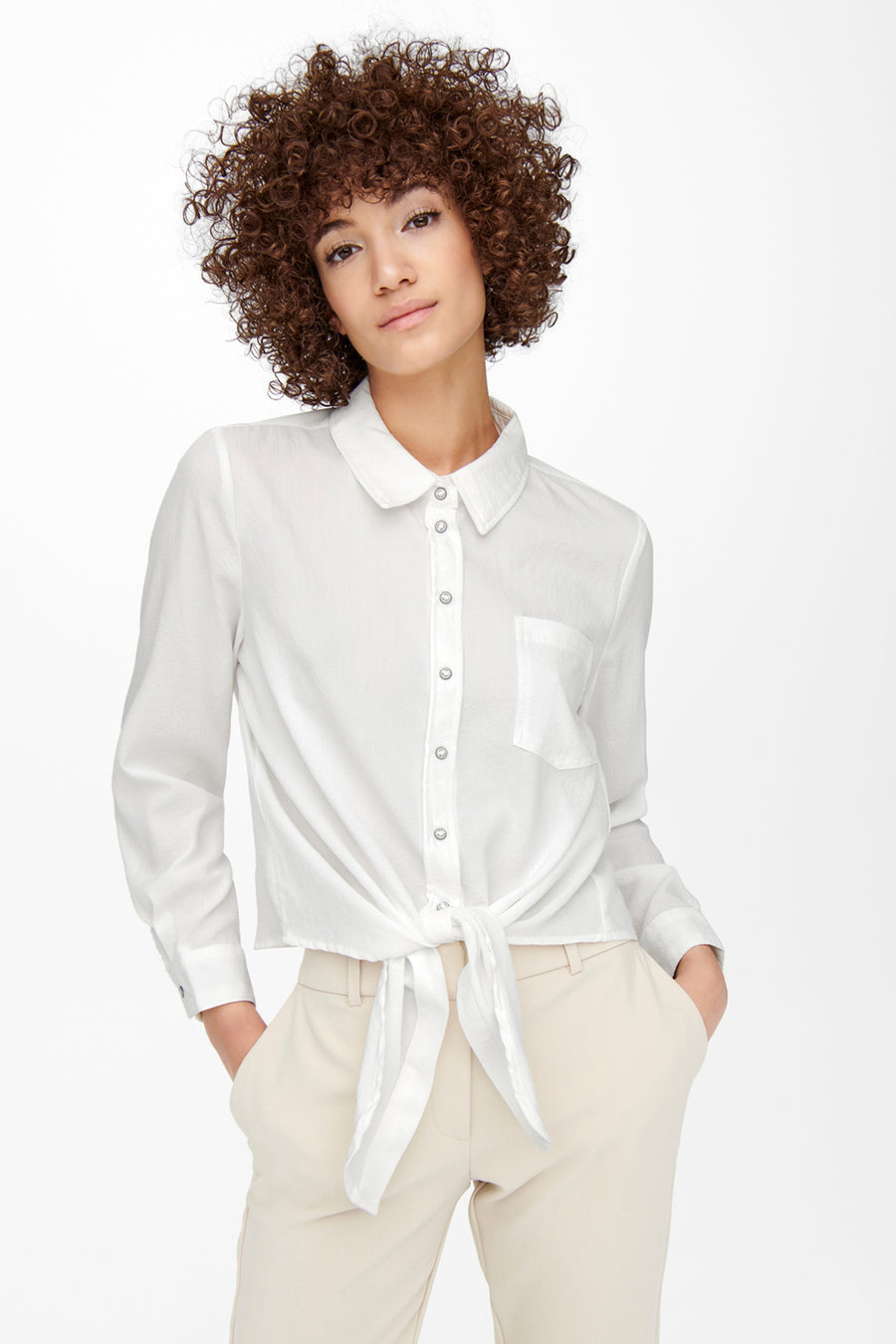 Chemise &agrave; manches longues - ecru - ONLY® - 11