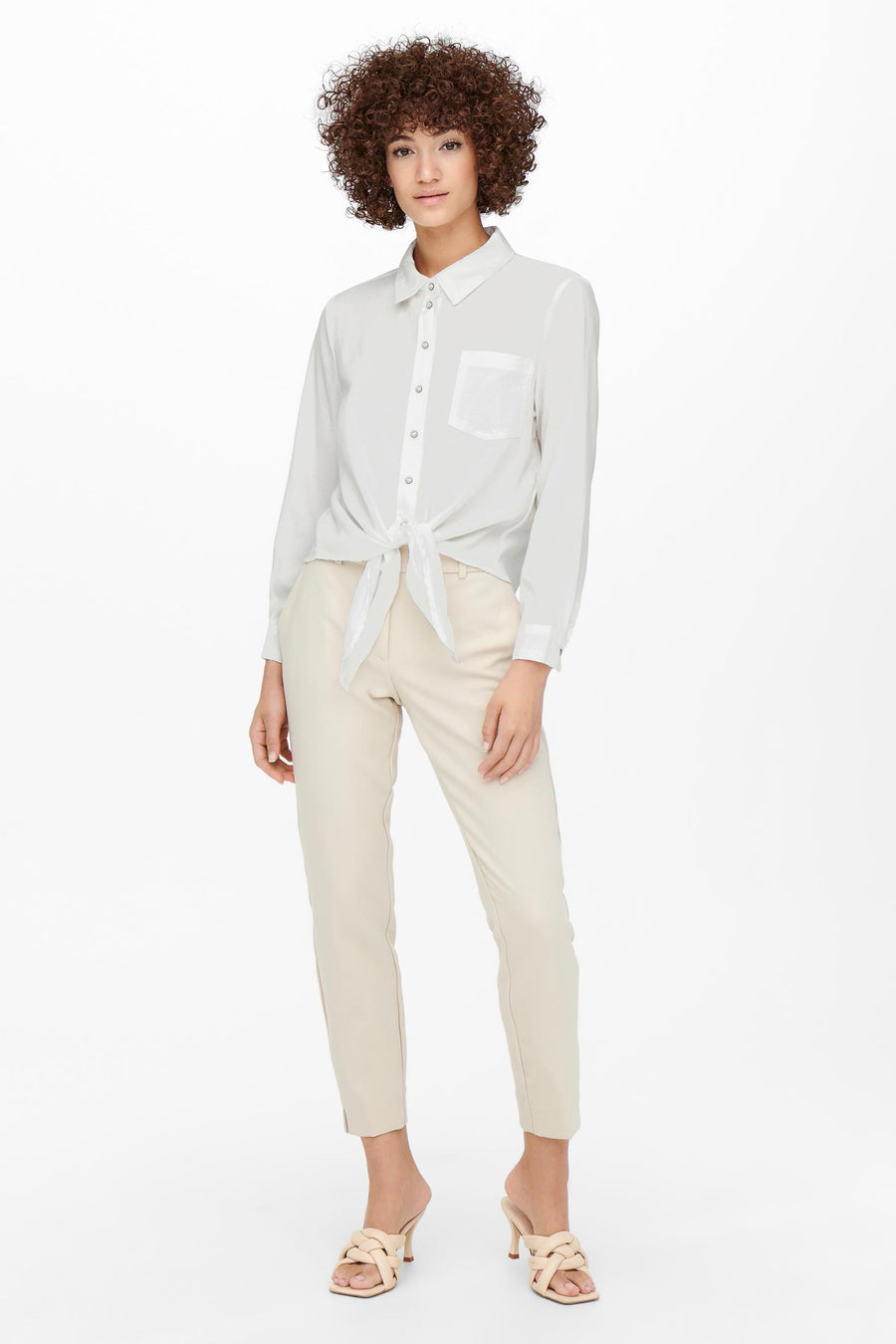 Chemise &agrave; manches longues - ecru - ONLY® - 6