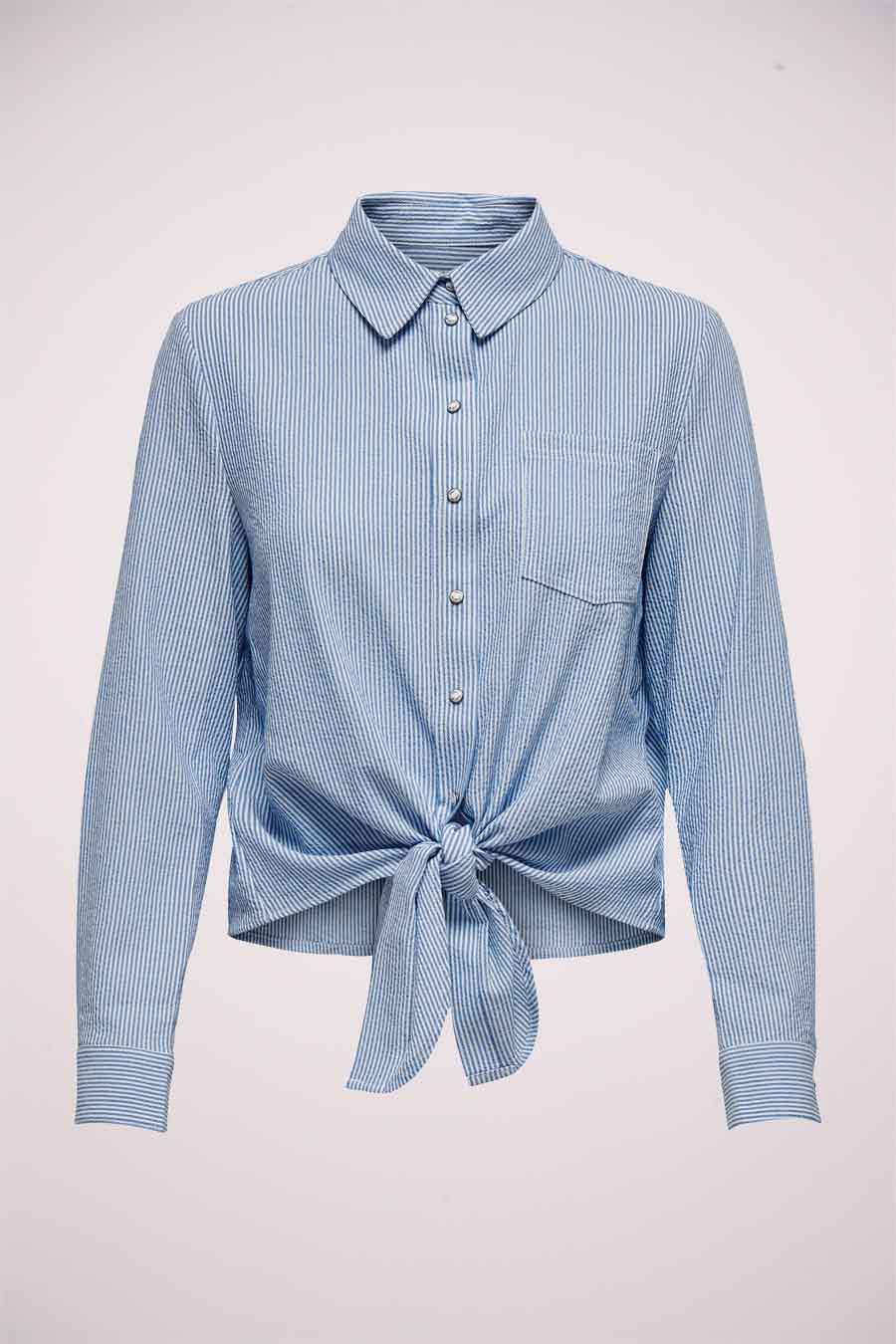 Chemise &agrave; manches longues - blanc - ONLY® - 6