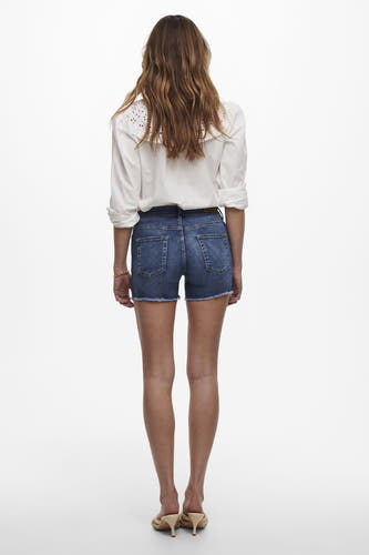 Short - dark blue denim