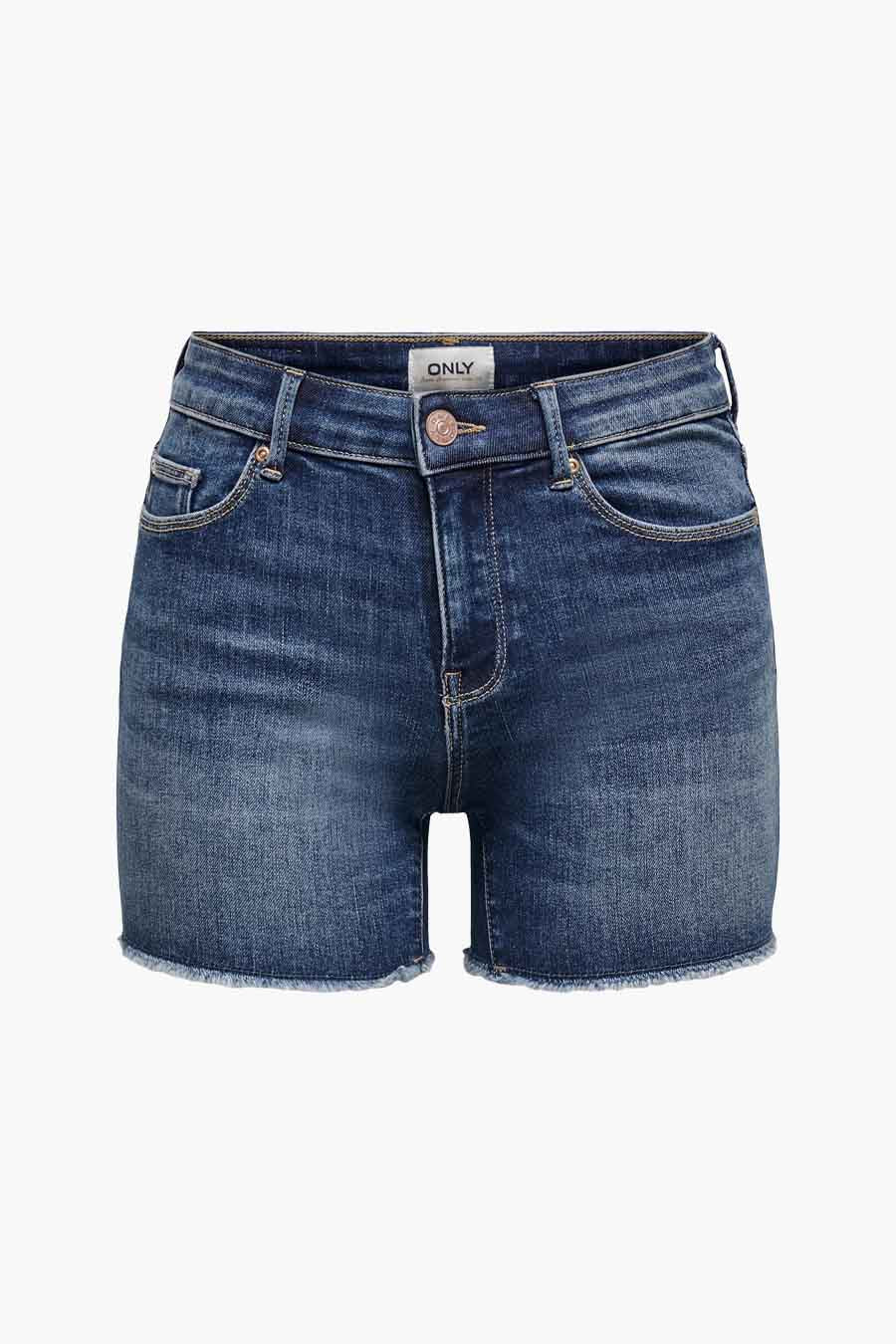Short - dark blue denim