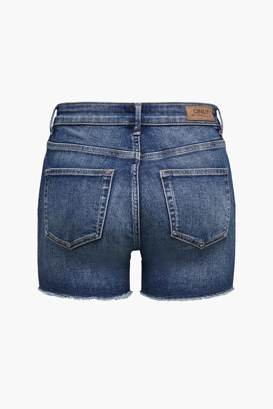 Short - dark blue denim
