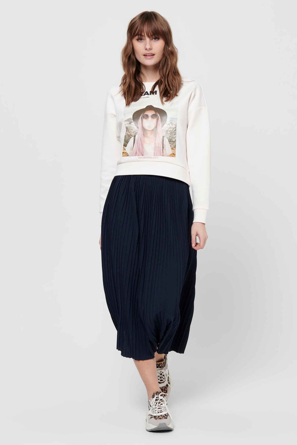 Sweater met ronde hals Wit - ONLY®