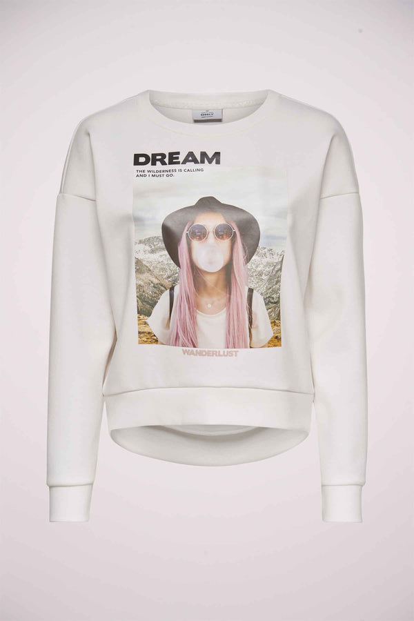 Sweater met ronde hals Wit - ONLY®