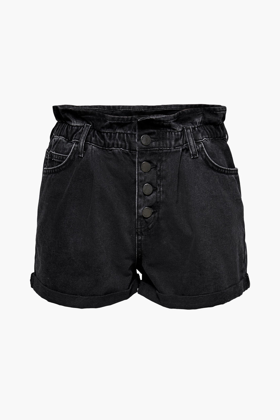 Short - black denim