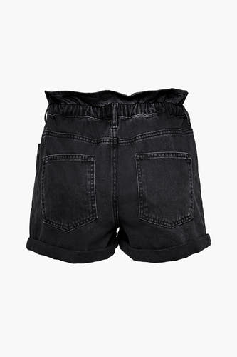Short - black denim