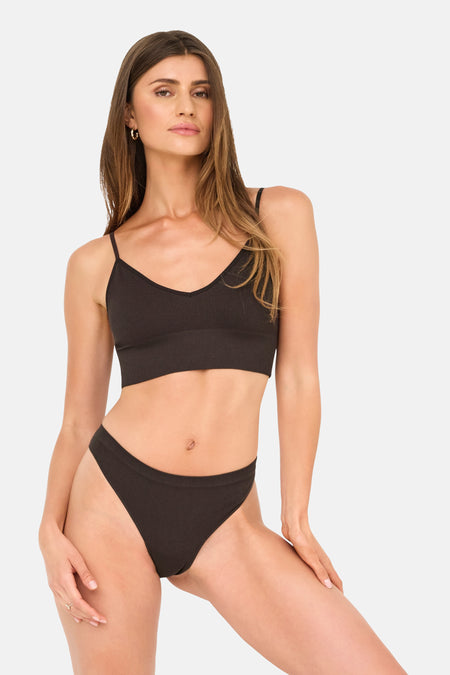 ONLVICKY RIB SEAMLESS VNECK TOP NOOS ACC