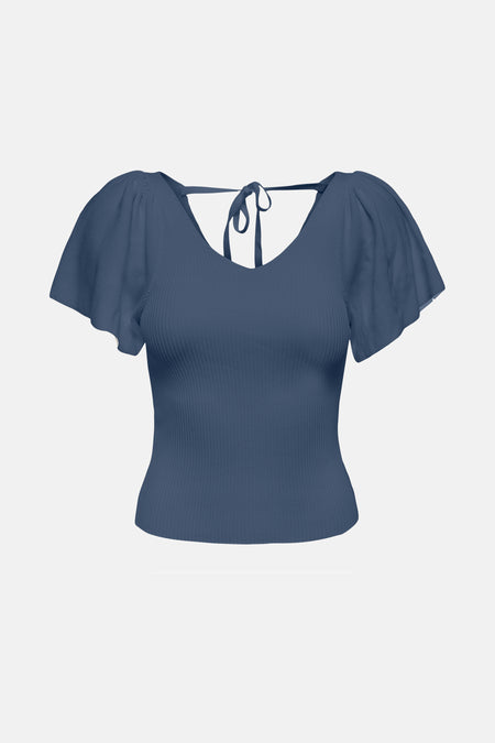 T-shirt met korte mouwen - blauw