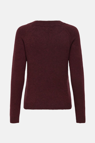 Pull met ronde hals - Bordeaux - ONLY®