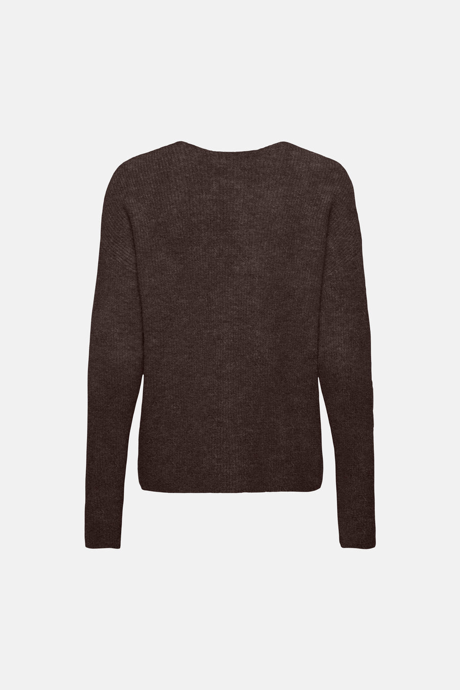 Pull V-hals - Coffee Bean