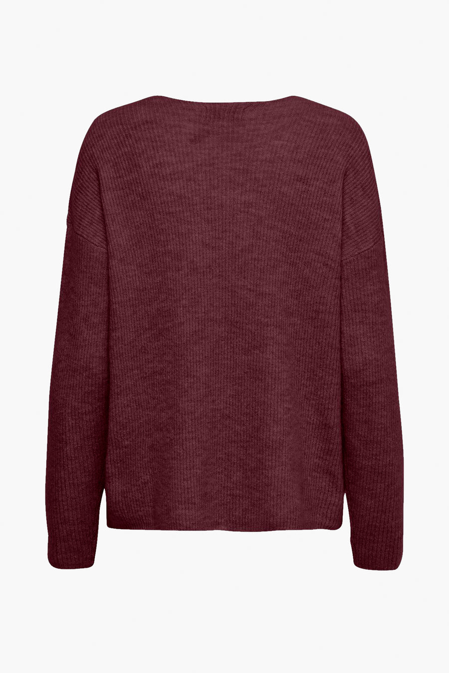 Pull met V-hals - Bordeaux - ONLY®