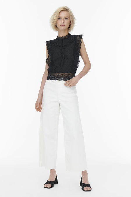 ONLKARO S/L LACE TOP NOOS WVN