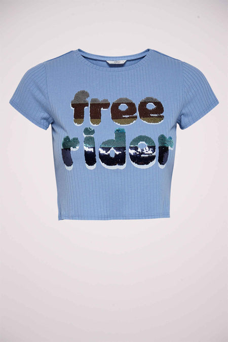 T-shirt (korte mouwen) Blauw - ONLY®