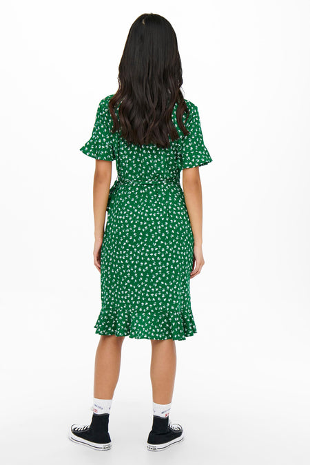 Robe &agrave; manches courtes - vert