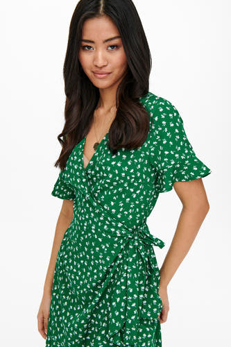Kleedje met korte mouwen - groen