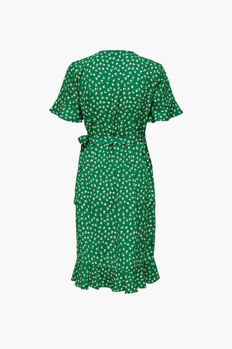 Kleedje met korte mouwen - groen