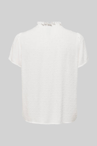 Blouse à manches courtes - blanc - JDY