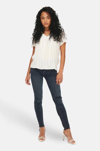 Blouse à manches courtes - blanc - JDY