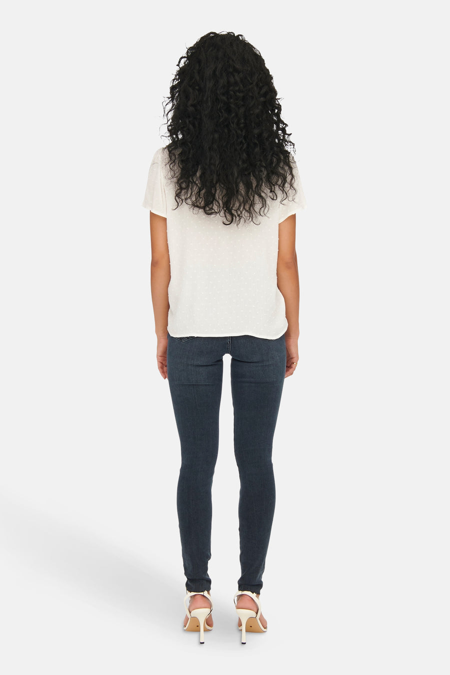 Blouse à manches courtes - blanc - JDY