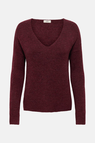 Pull à col rond - Bordeaux - JDY - 4
