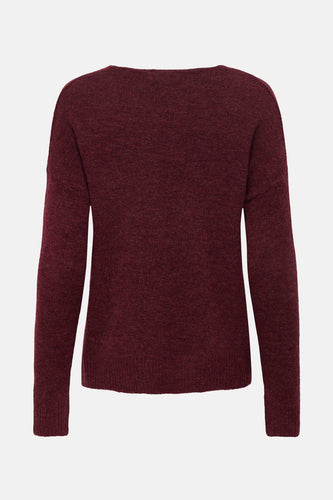 Pull à col rond - Bordeaux - JDY - 4