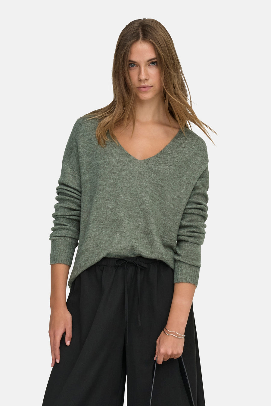 Pull met ronde hals - groen - JDY - 15