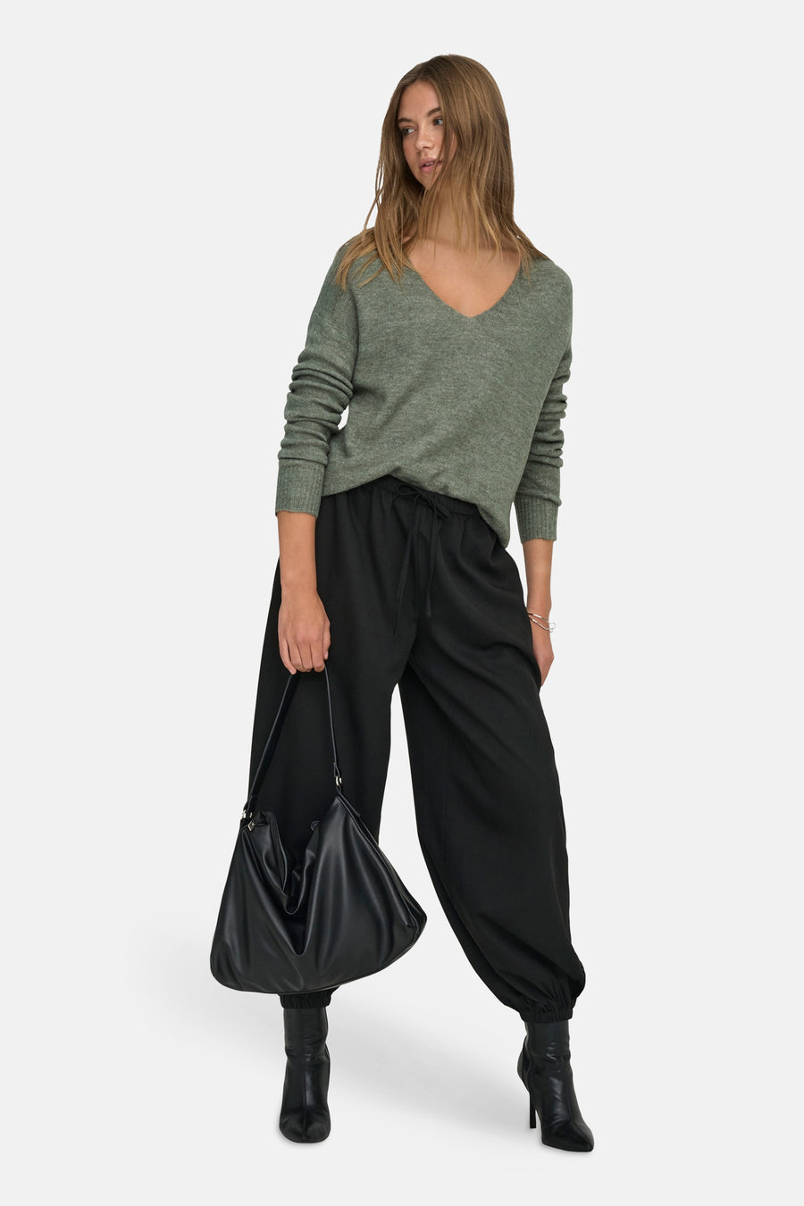 Pull met ronde hals - groen - JDY - 16