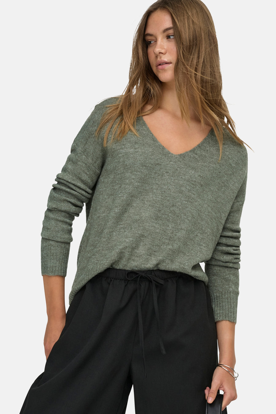 Pull met ronde hals - groen - JDY - 18
