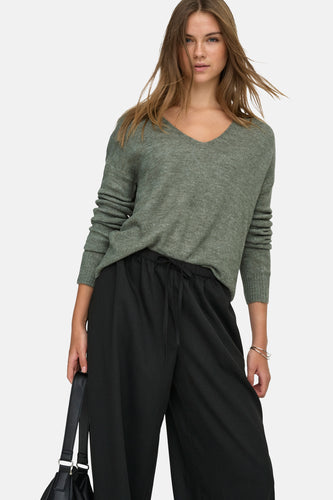 Pull met ronde hals - groen - JDY - 20