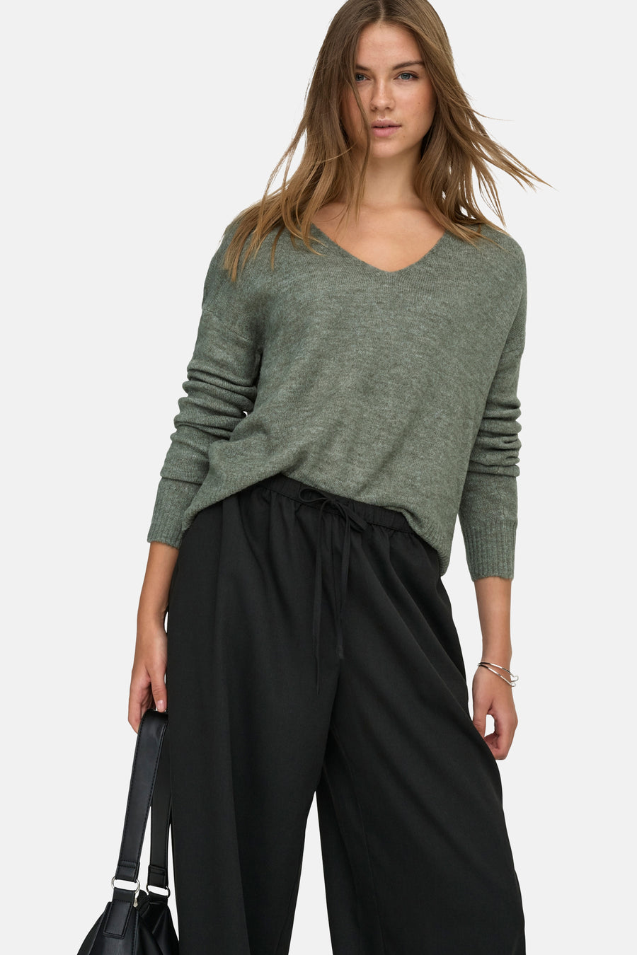 Pull met ronde hals - groen - JDY - 19