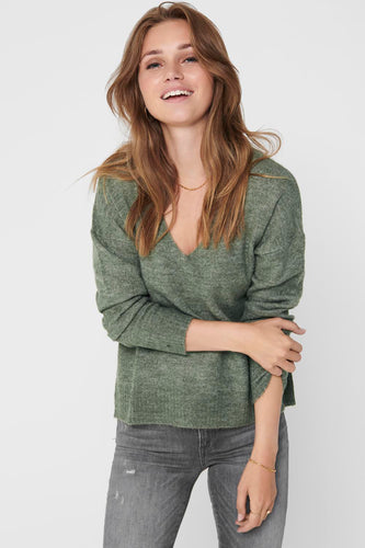 Pull met ronde hals - groen - JDY - 20