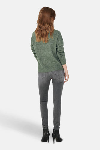 Pull met ronde hals - groen - JDY - 20