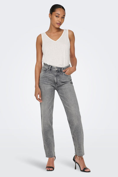 Mom Jeans Grijs - ONLY®